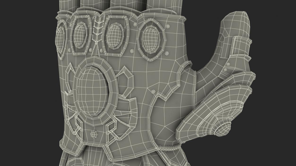 3D Infinity Gauntlet Rigged for Cinema 4D model