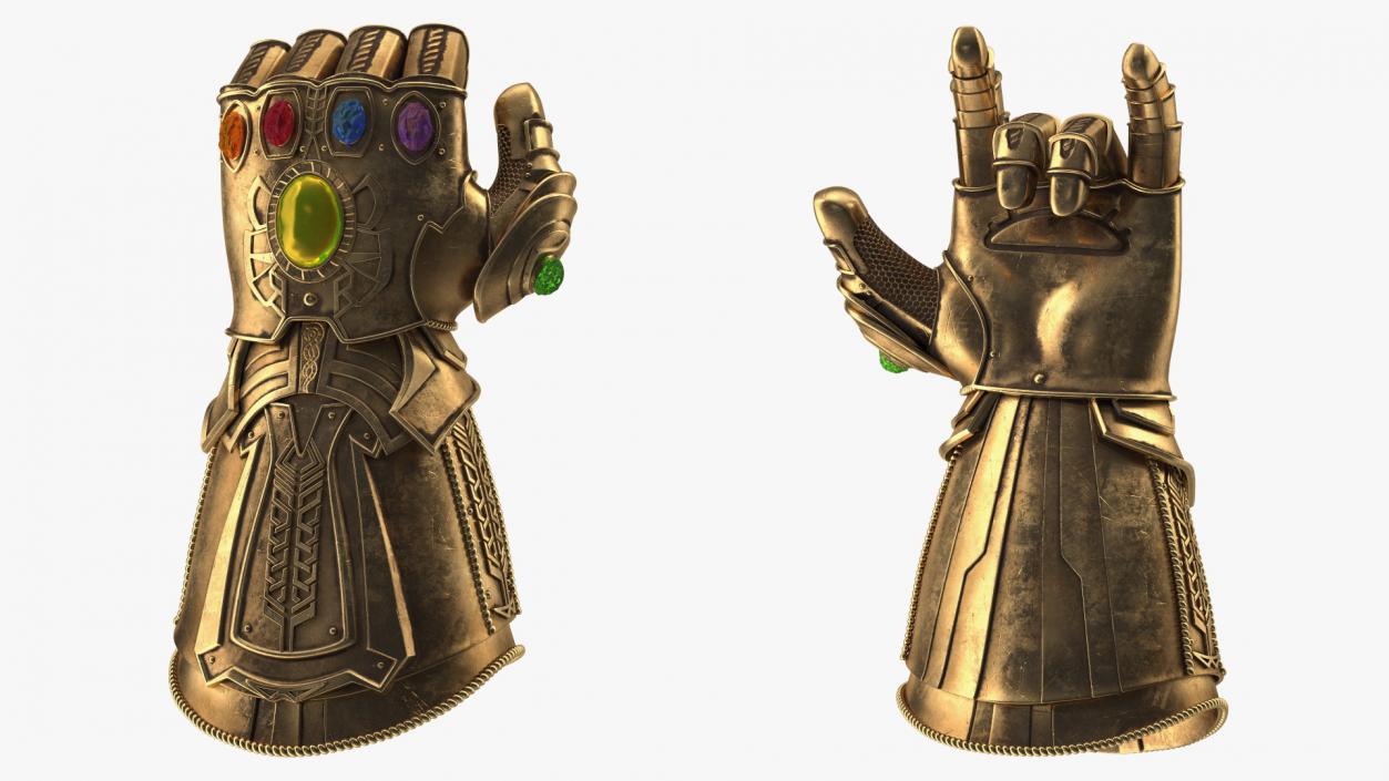 3D Infinity Gauntlet Rigged for Cinema 4D model