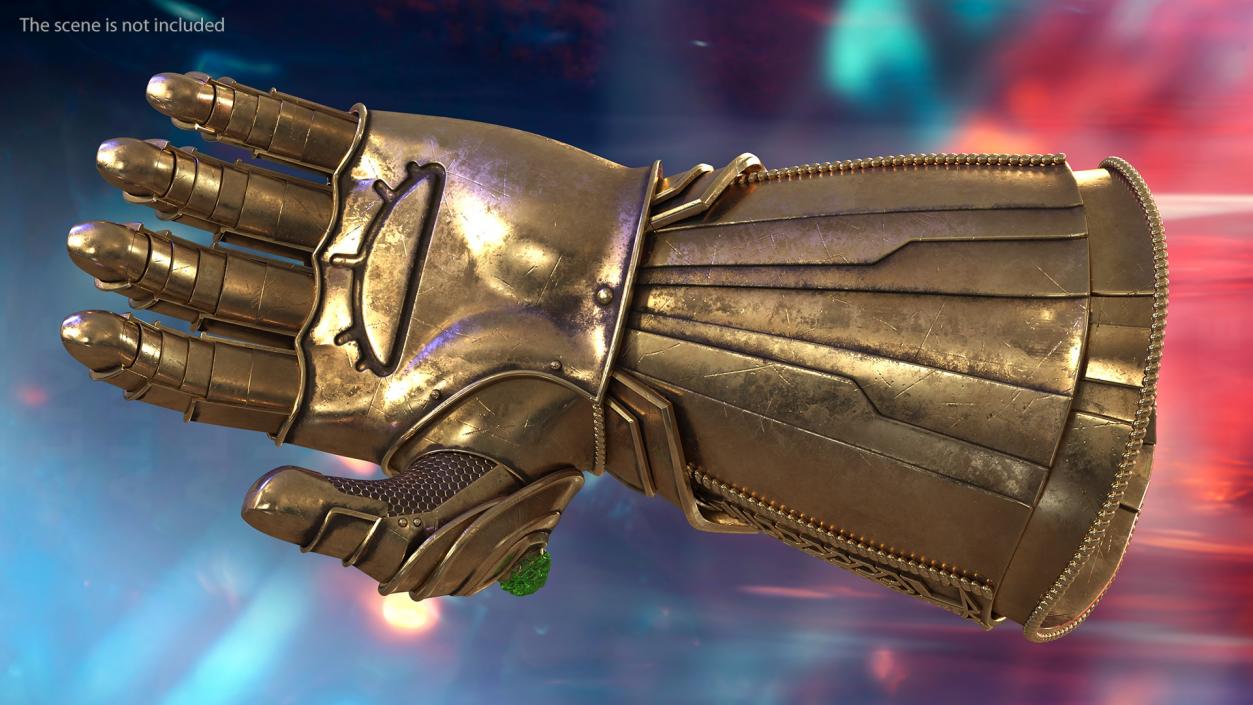 3D Infinity Gauntlet Rigged for Cinema 4D model