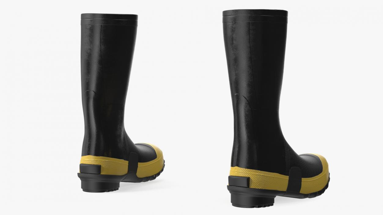 Waterproof Rubber Boots for Work 3D