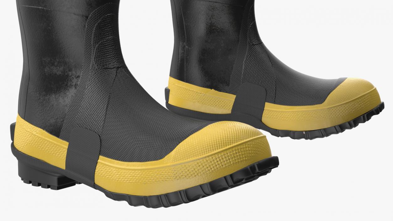 Waterproof Rubber Boots for Work 3D