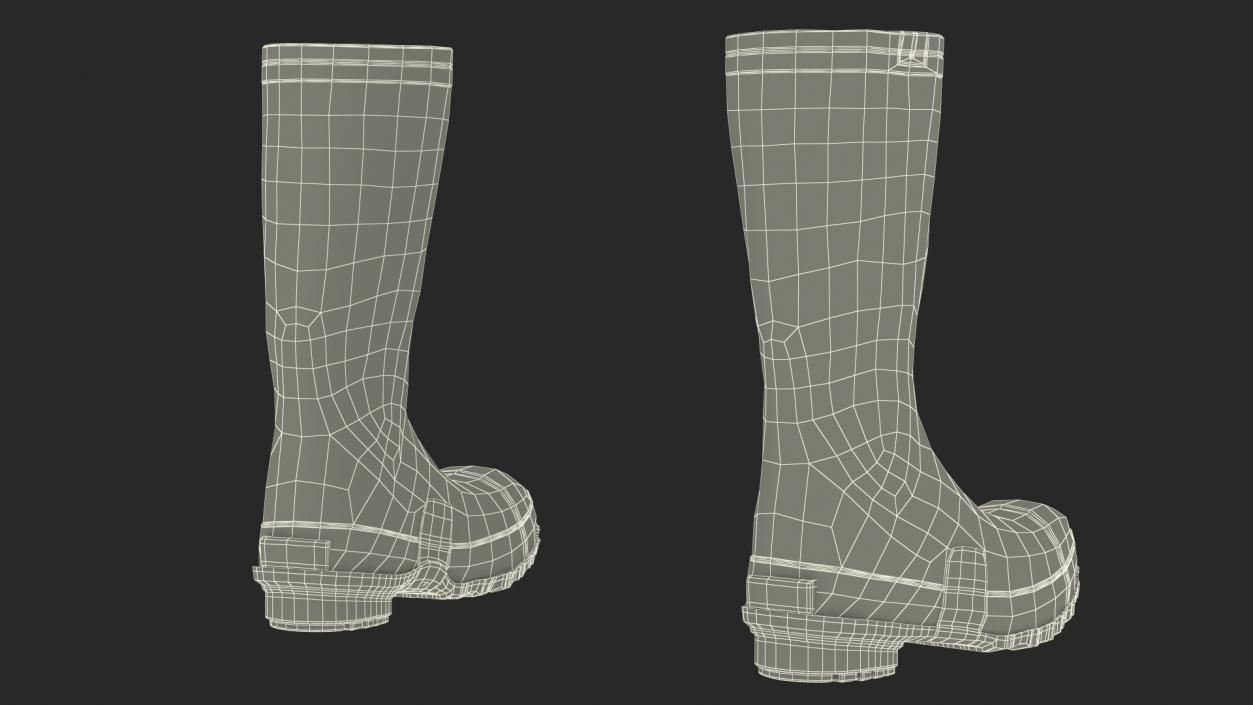 Waterproof Rubber Boots for Work 3D