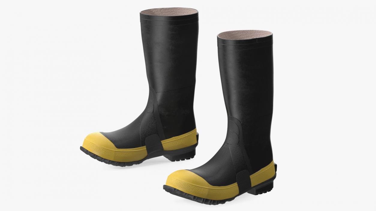 Waterproof Rubber Boots for Work 3D