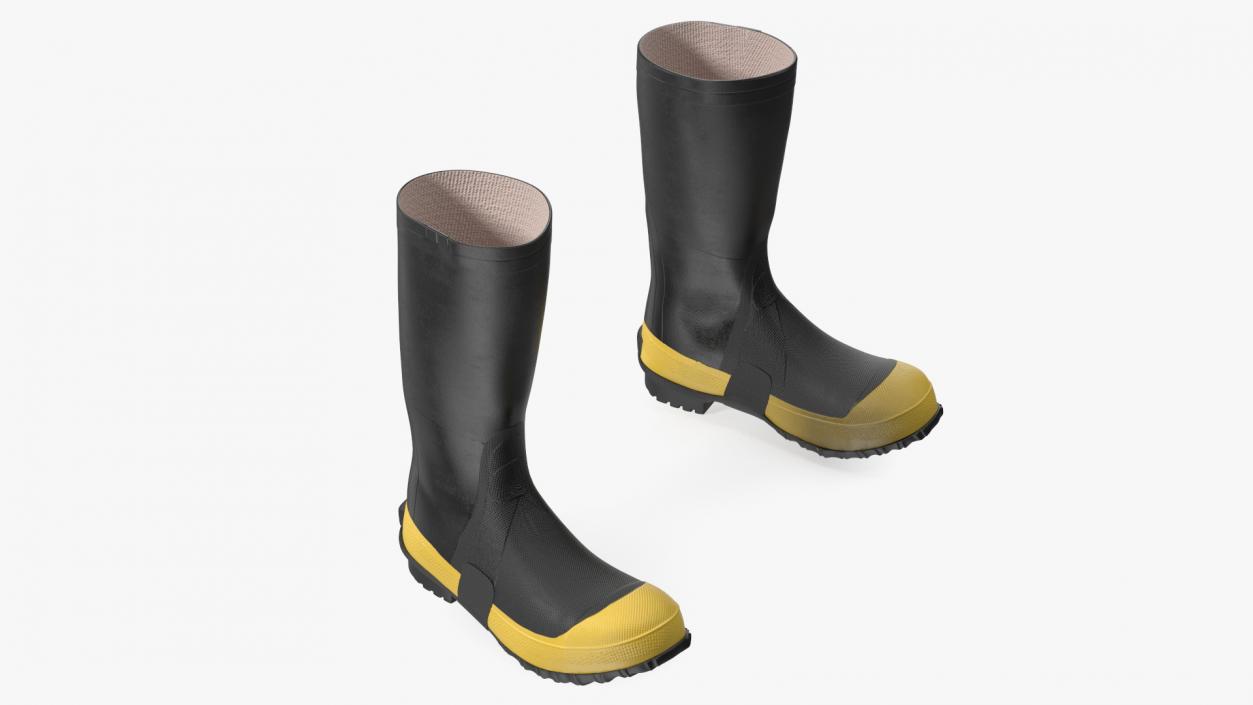 Waterproof Rubber Boots for Work 3D