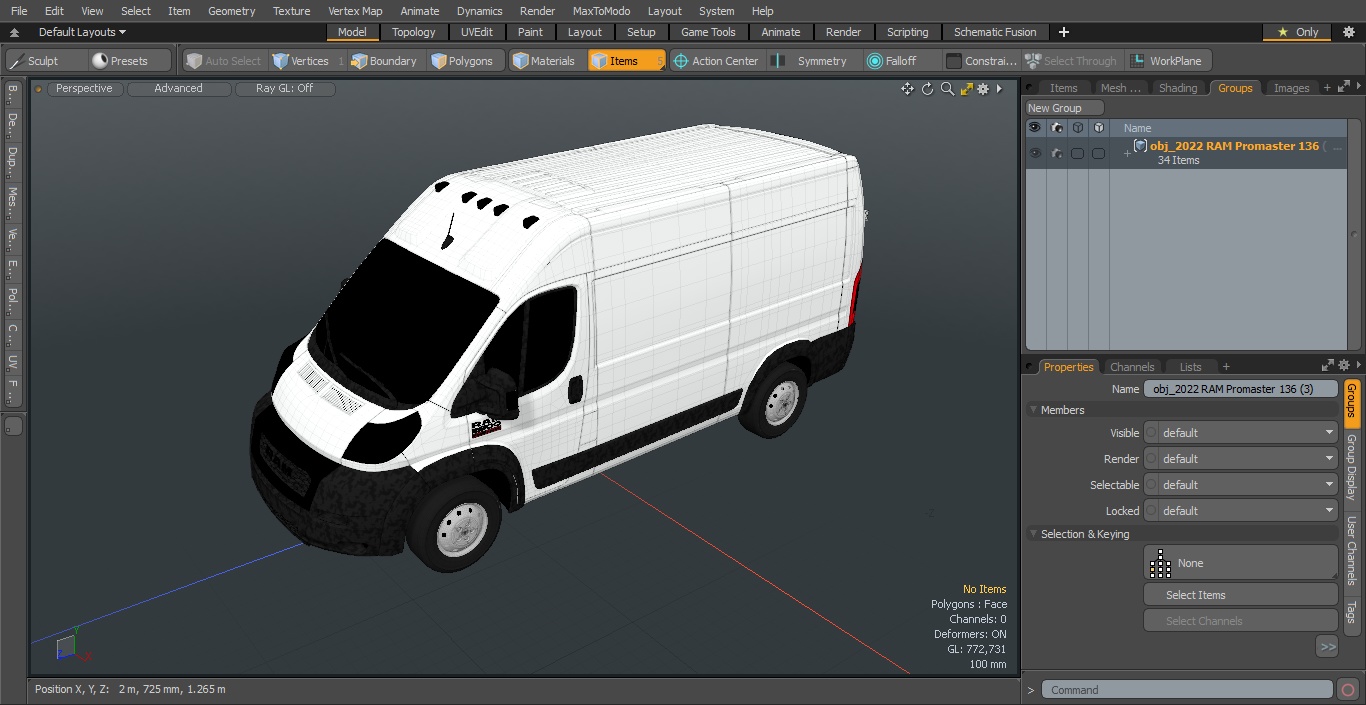 2022 RAM Promaster 136 3D