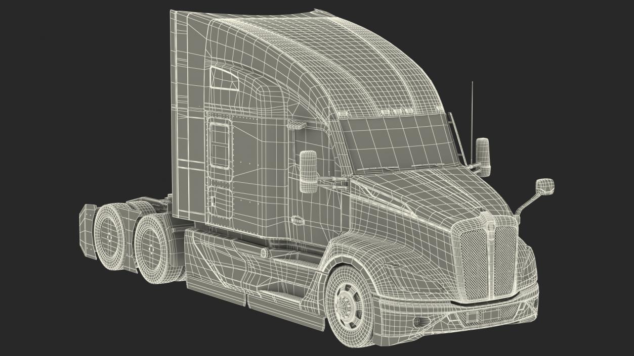 New Generation Truck Rigged 3D