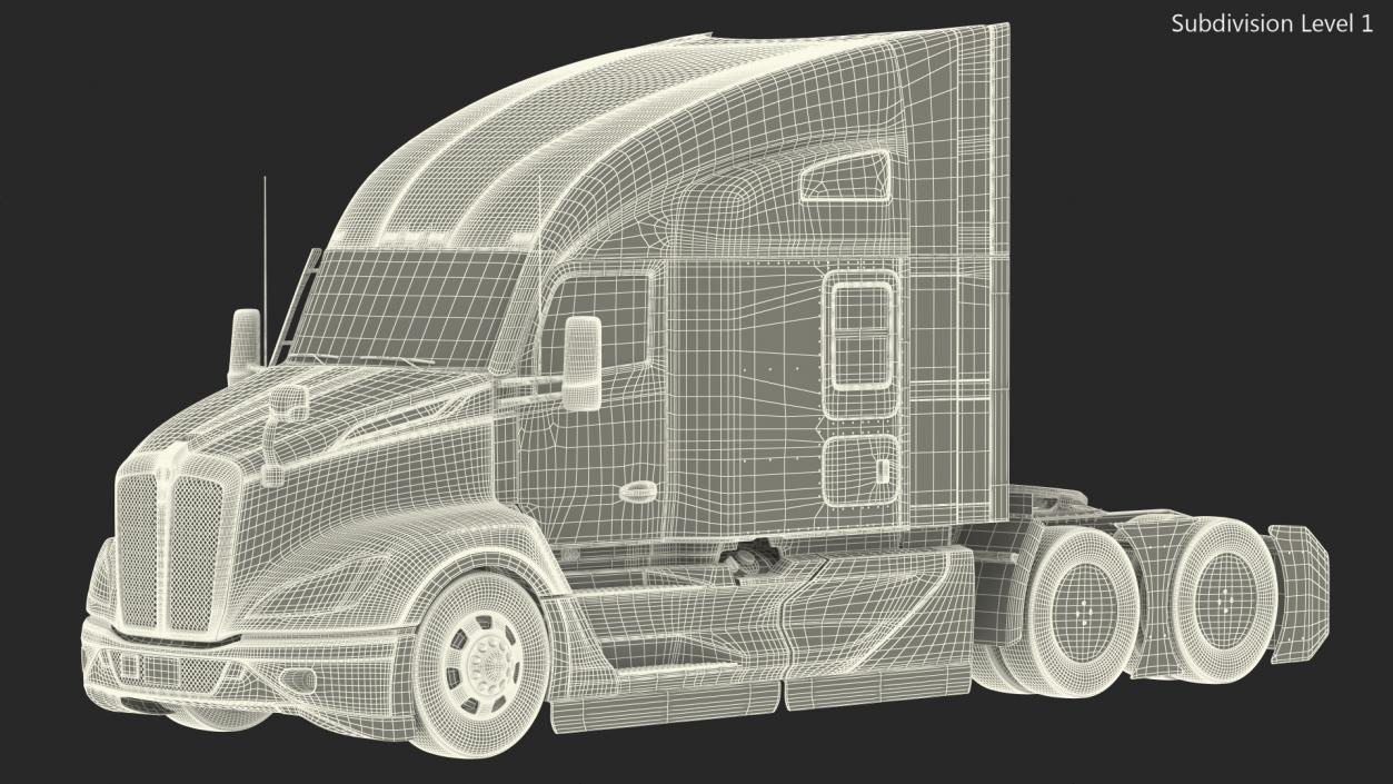 New Generation Truck Rigged 3D