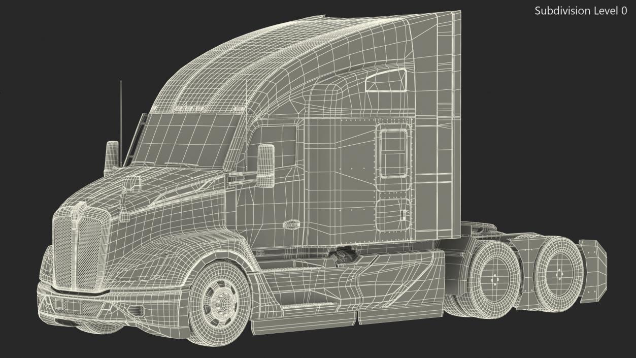 New Generation Truck Rigged 3D