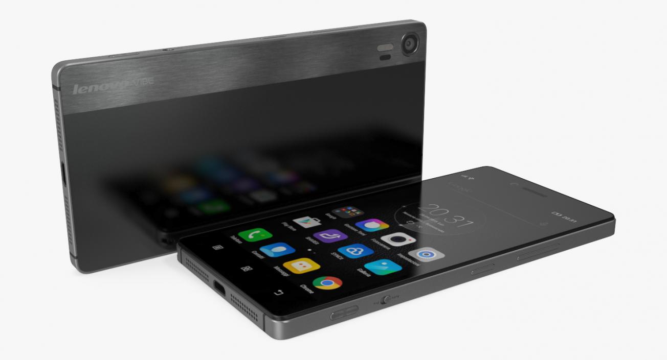 3D model Lenovo Vibe Shot Graphite Grey