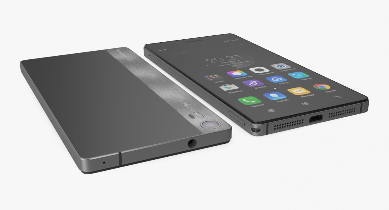 3D model Lenovo Vibe Shot Graphite Grey