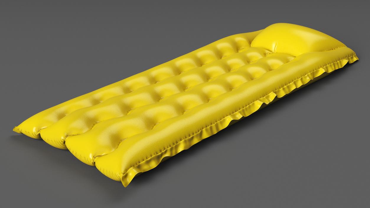 Inflatable Beach Air Mattress 3D model