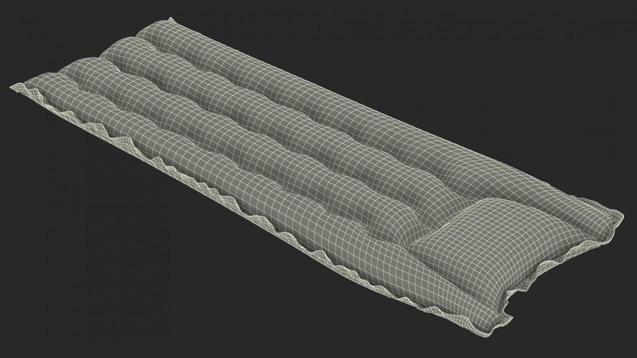 Inflatable Beach Air Mattress 3D model