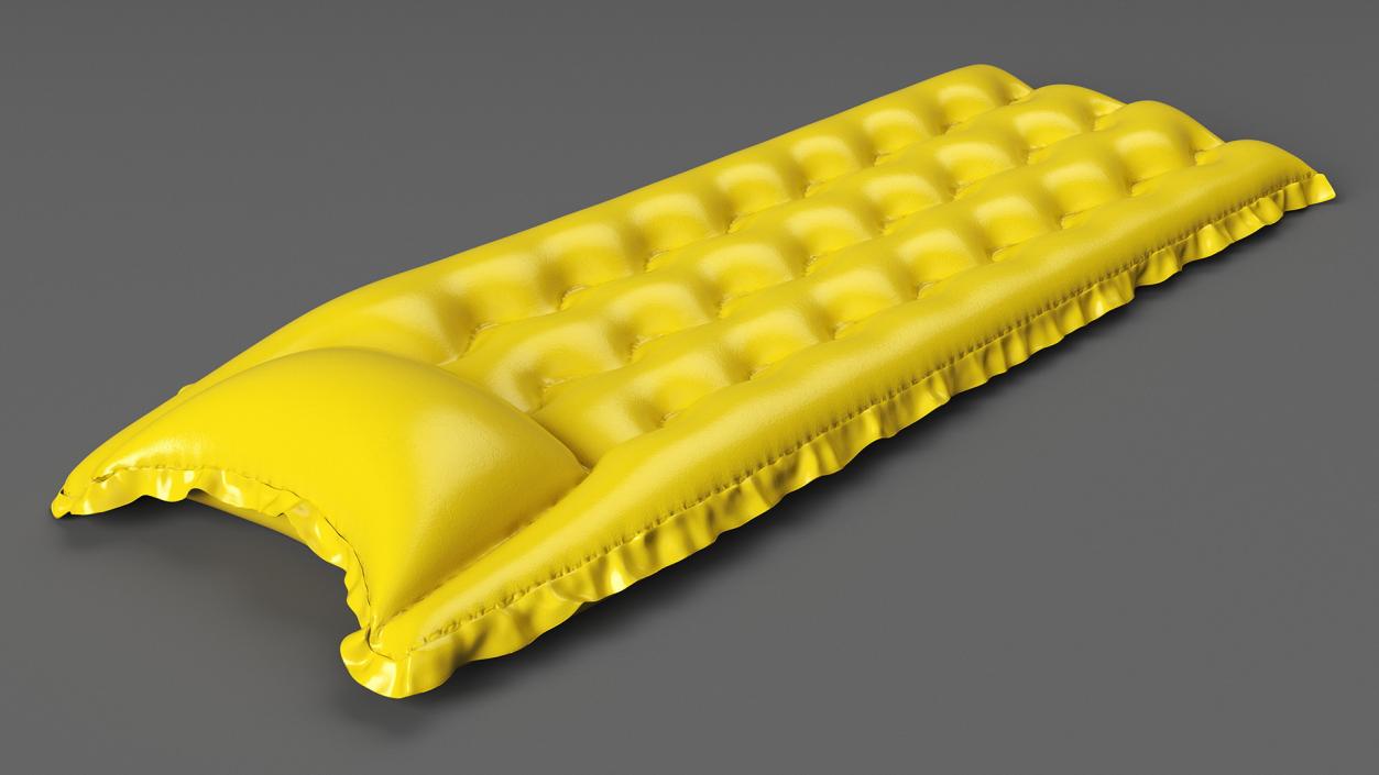 Inflatable Beach Air Mattress 3D model