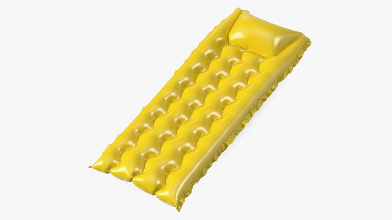 Inflatable Beach Air Mattress 3D model