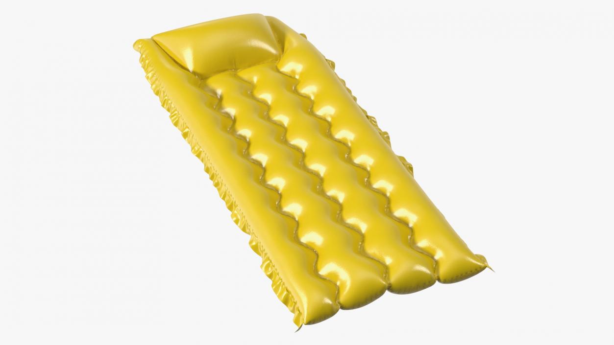 Inflatable Beach Air Mattress 3D model