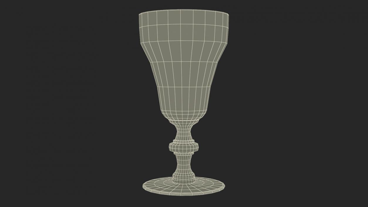 3D Eggnog Glass1 model