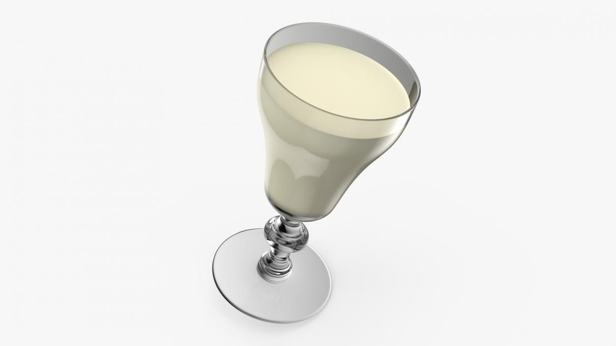 3D Eggnog Glass1 model