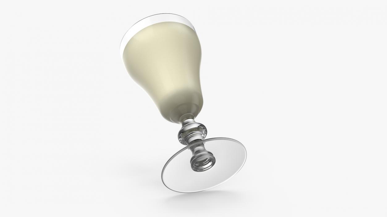 3D Eggnog Glass1 model