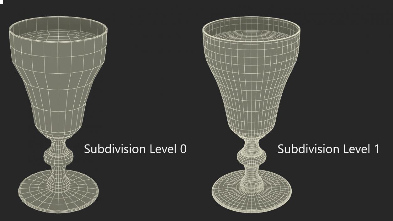 3D Eggnog Glass1 model