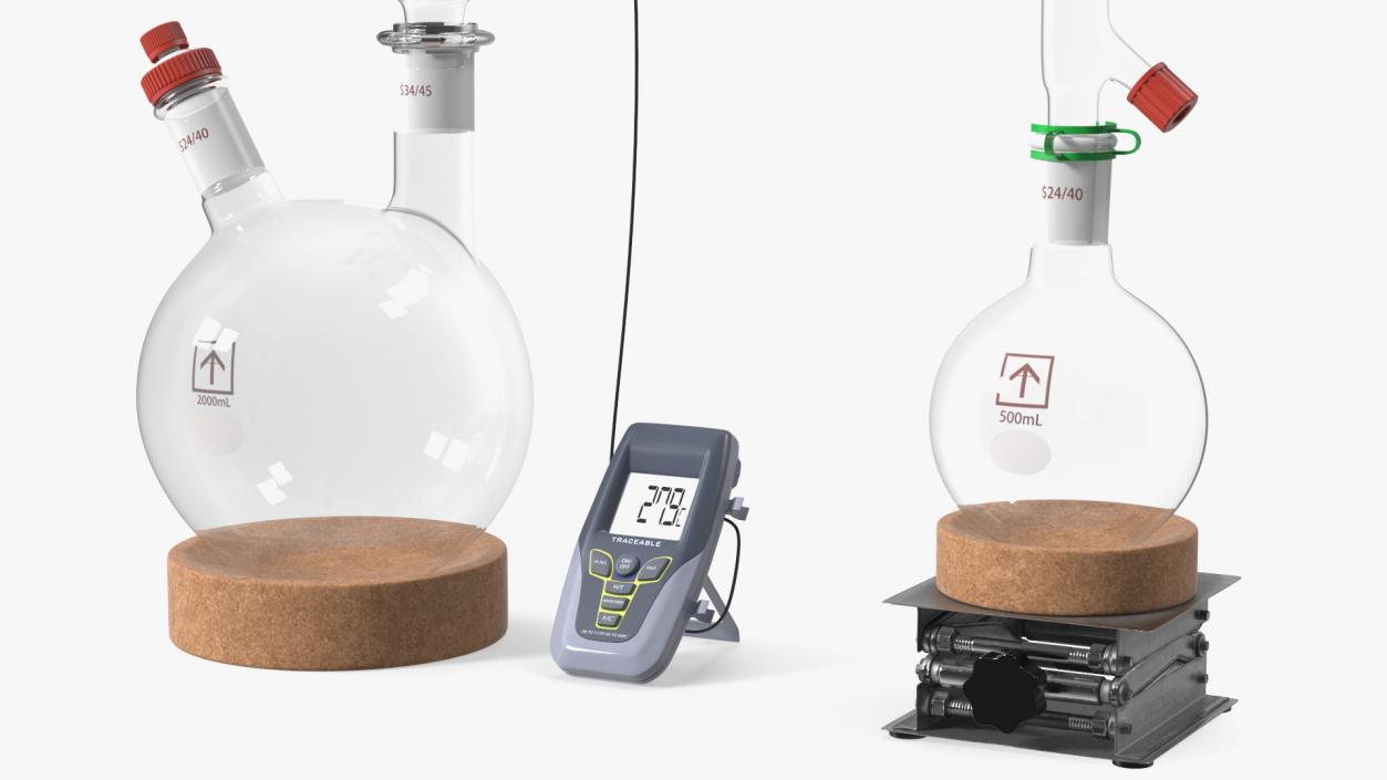 Distillation Kit With Thermometer Kangaroo 3D