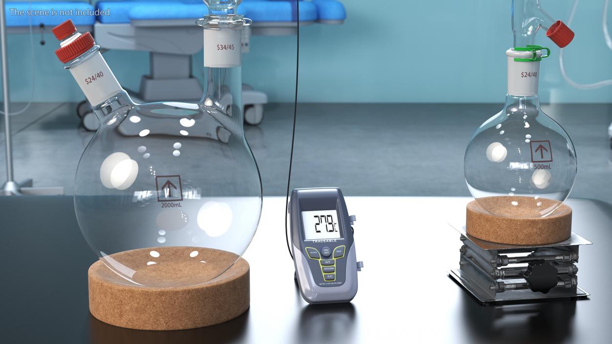 Distillation Kit With Thermometer Kangaroo 3D