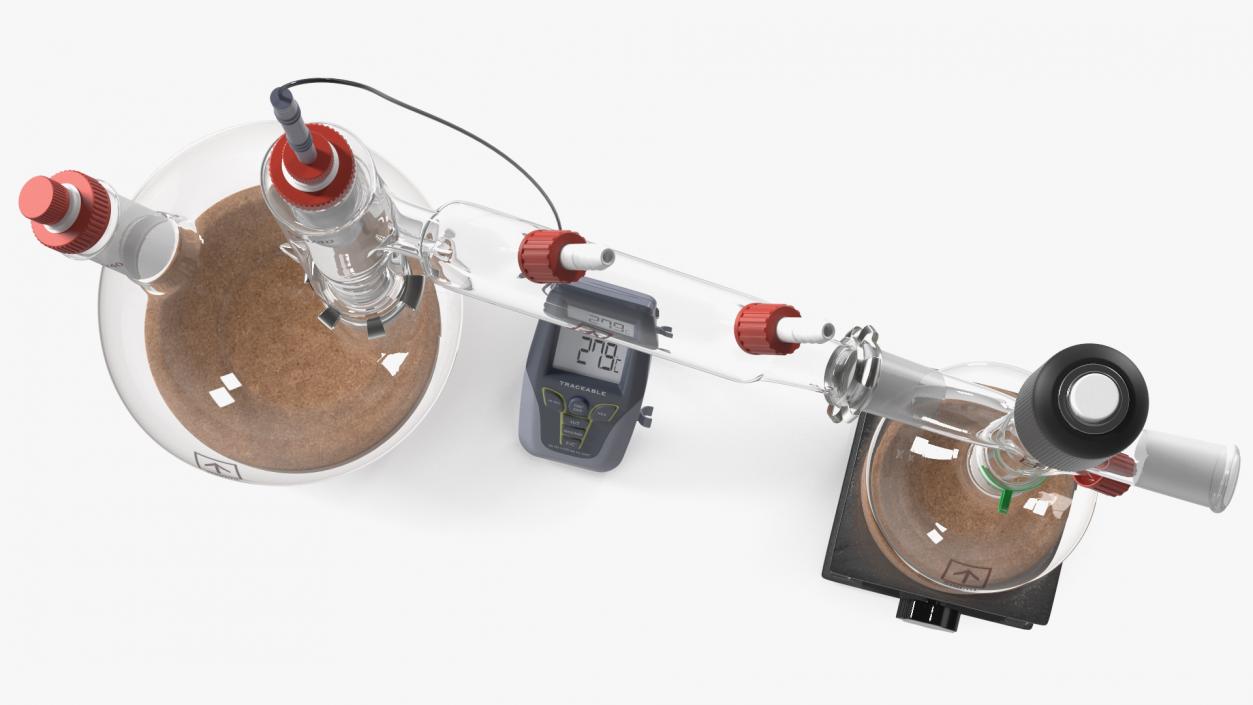 Distillation Kit With Thermometer Kangaroo 3D