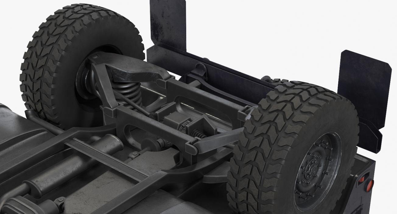 3D Humvee M1151 Simple Interior Camo model