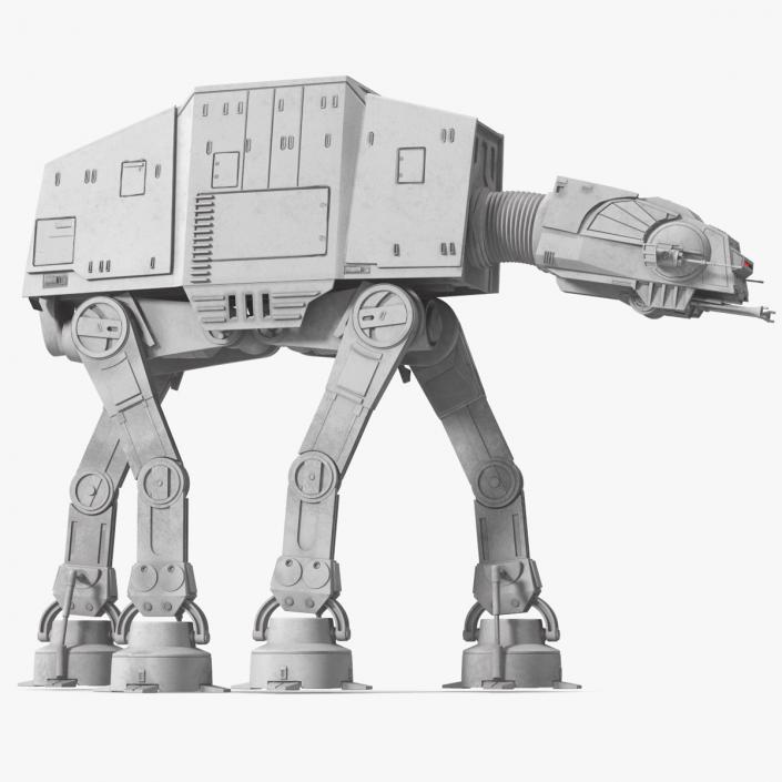 3D Star Wars AT-AT Rigged for Maya