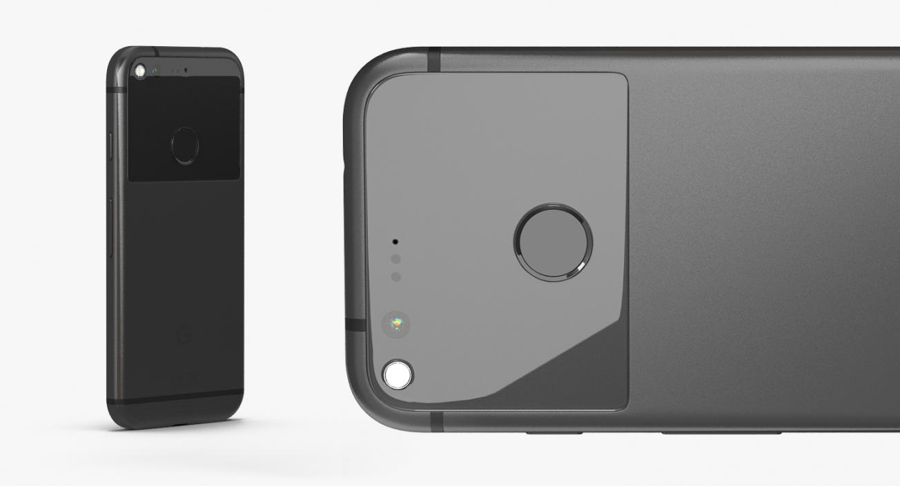 3D model Google Pixel Phone Quite Black