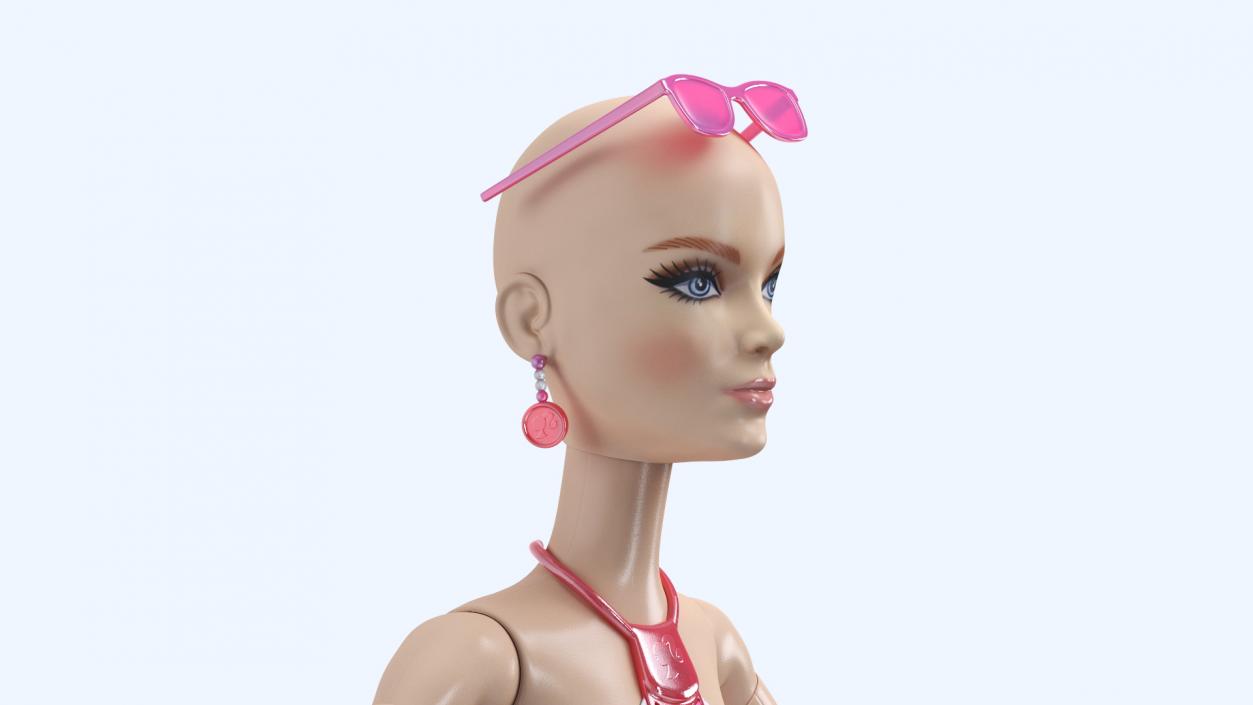 Barbie Doll Swimsuit T-pose 3D