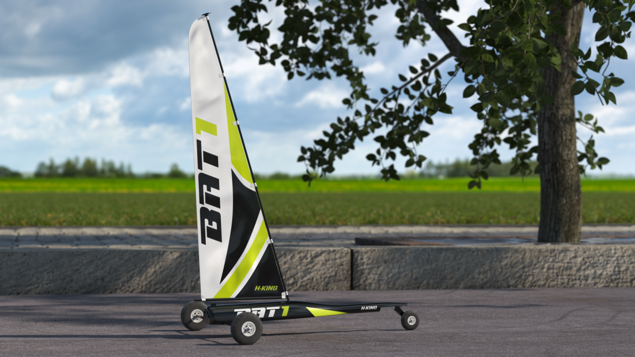 3D BAT1 RC Land Yacht model