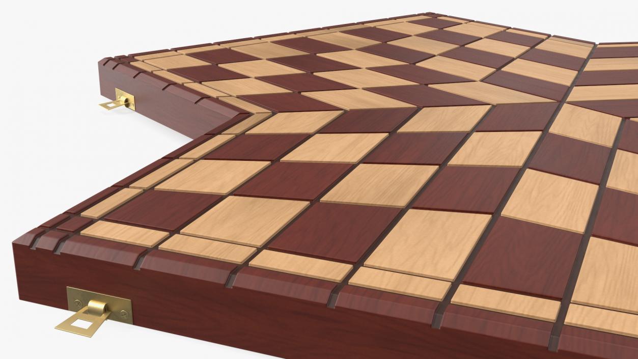 3D Chess Desk for Three Players model