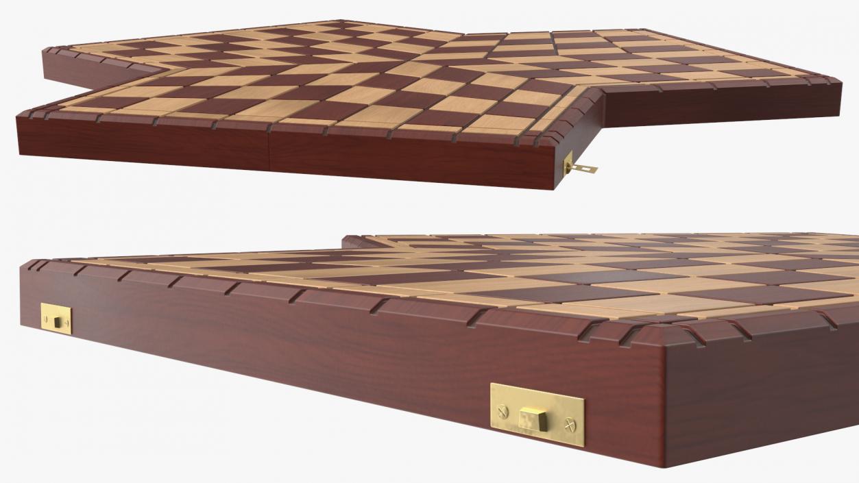 3D Chess Desk for Three Players model