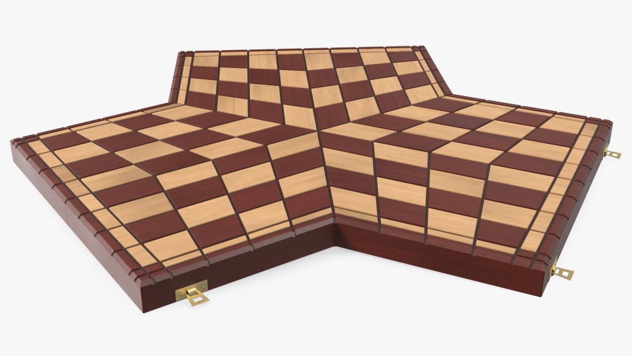 3D Chess Desk for Three Players model