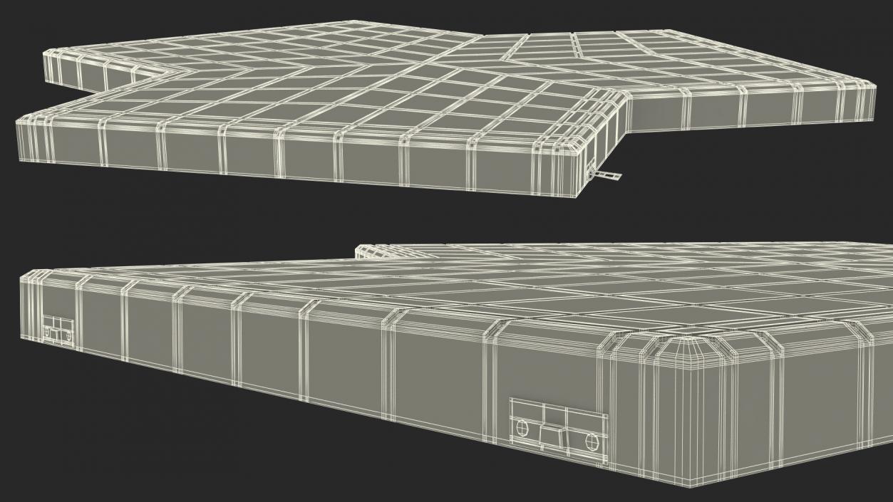 3D Chess Desk for Three Players model