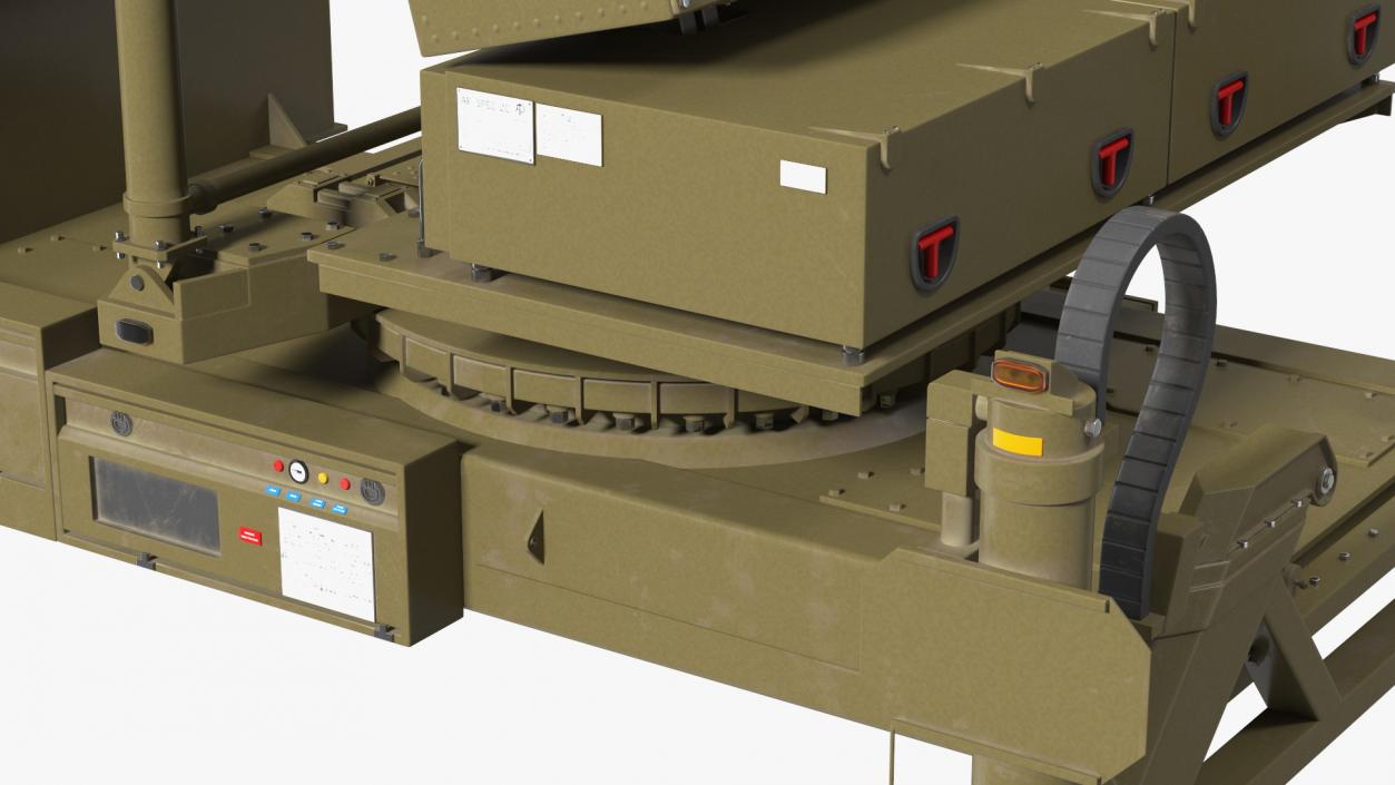 3D Ground Based Mobile Multi Mission Radar Rigged