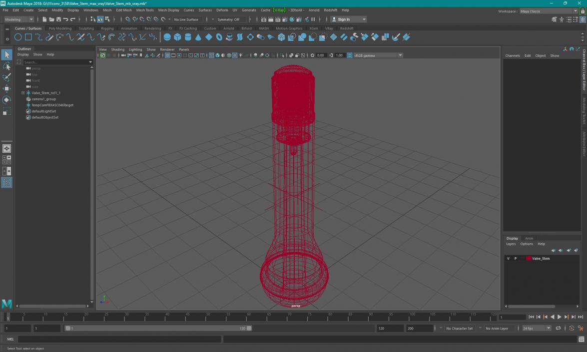 3D model Valve Stem