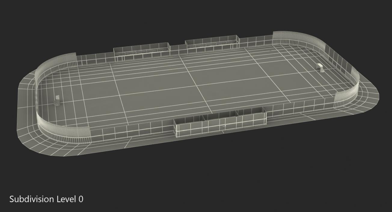 3D model Ice Hockey Rink