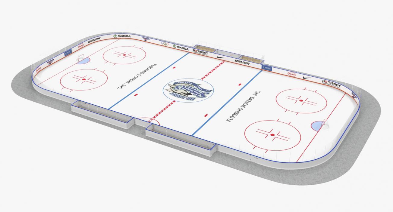 3D model Ice Hockey Rink