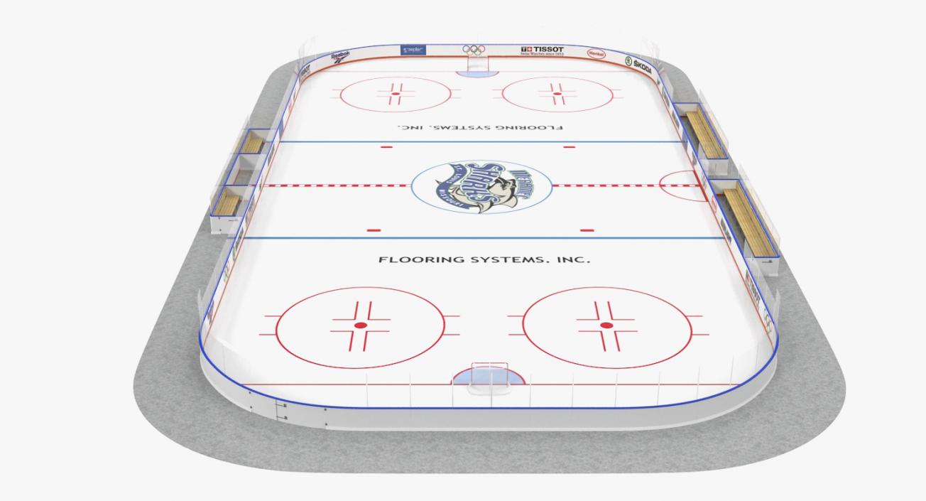 3D model Ice Hockey Rink