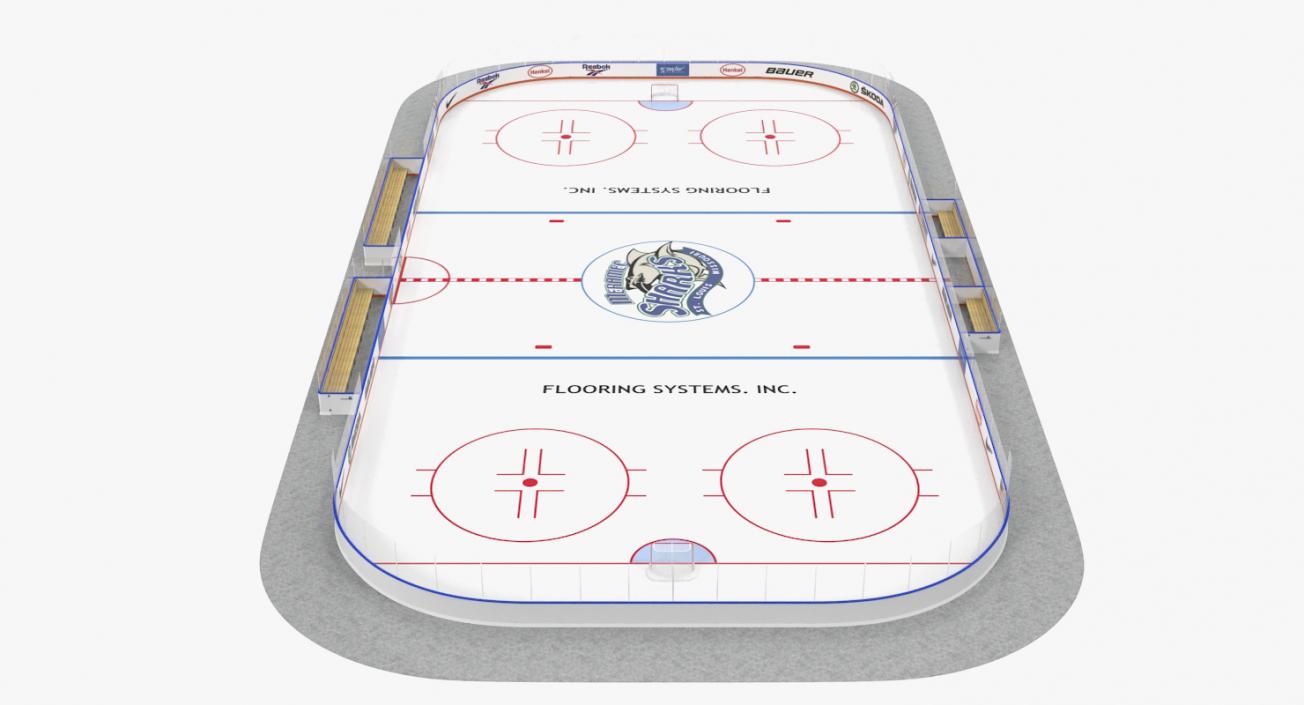 3D model Ice Hockey Rink