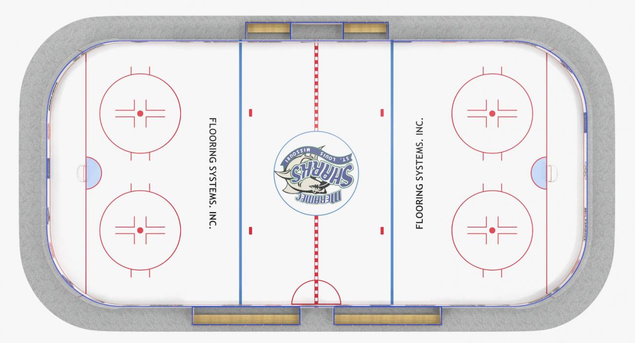 3D model Ice Hockey Rink