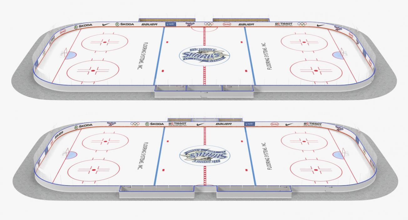 3D model Ice Hockey Rink