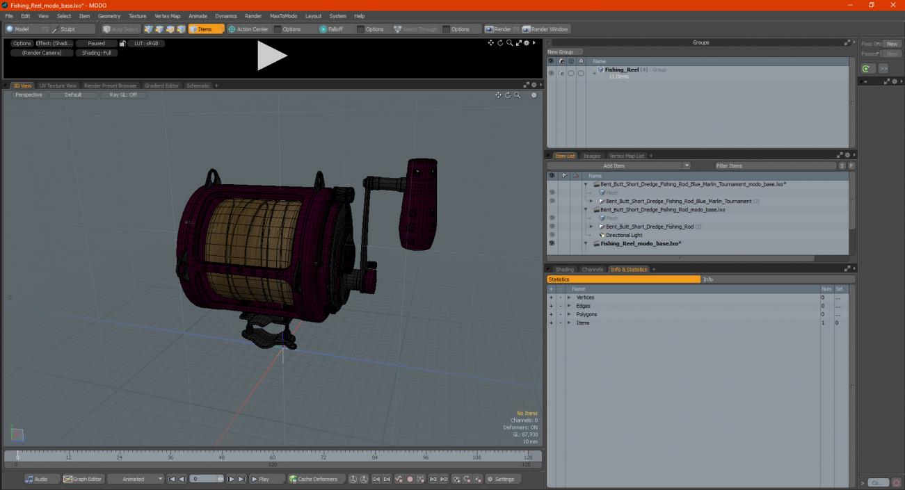 Fishing Reel 2 3D model