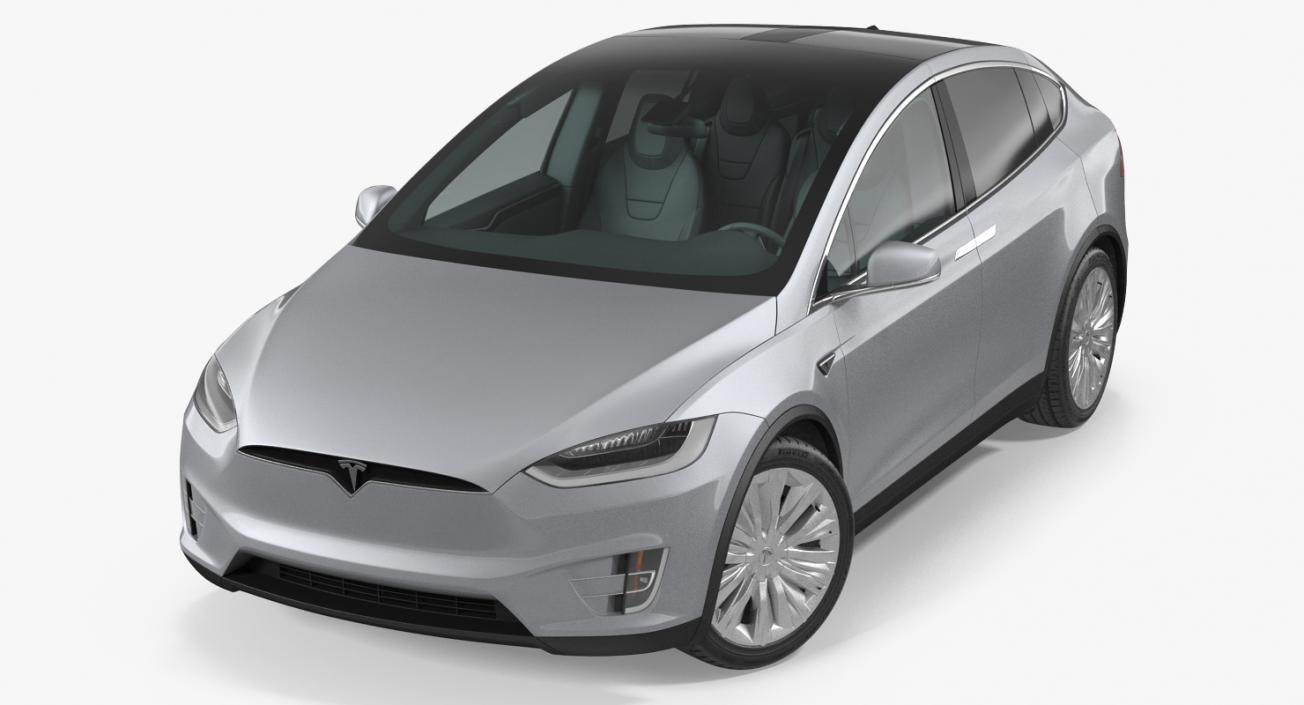 3D Tesla Model X P90D 2017 model