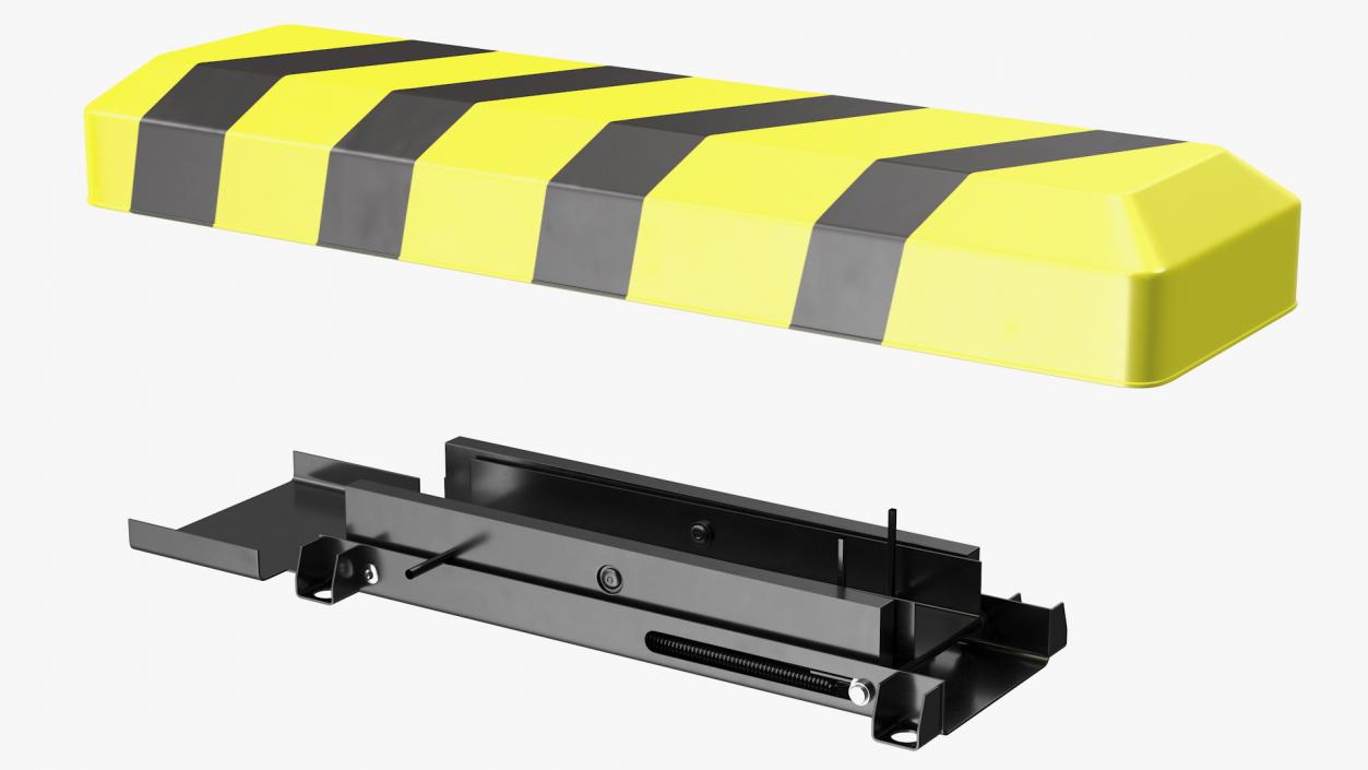 Automatic Parking Barrier with Remote Control Folded 3D