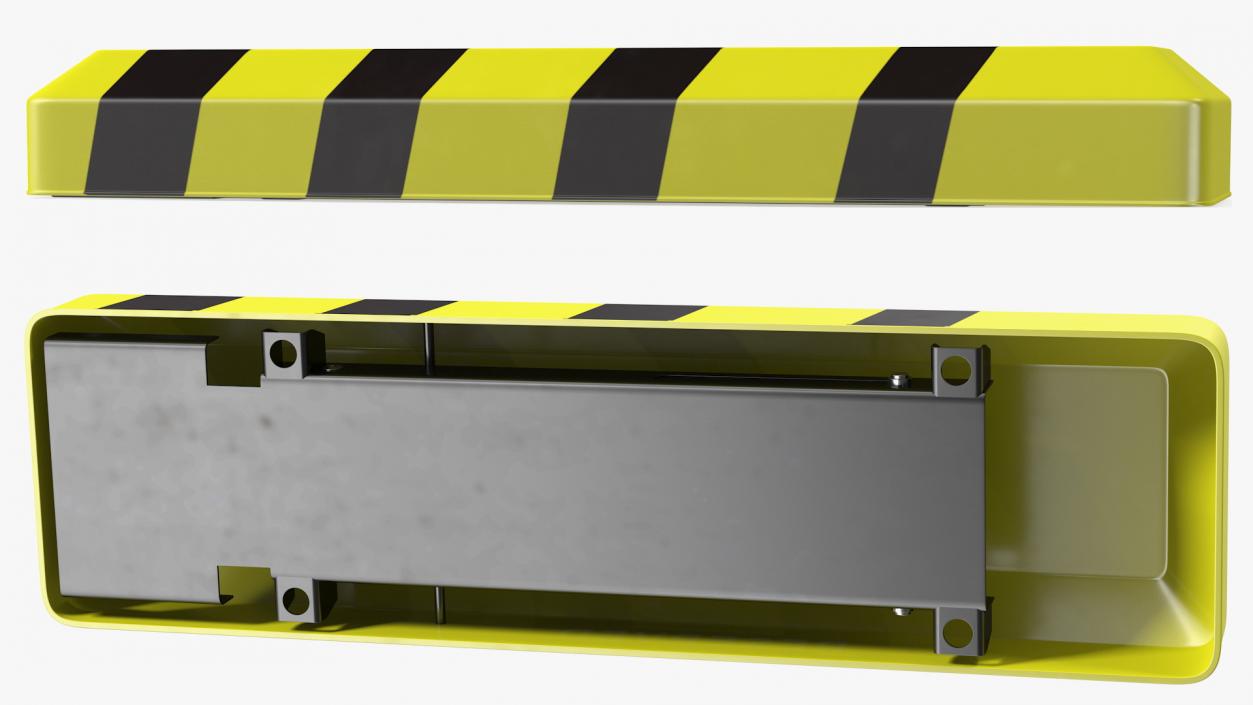 Automatic Parking Barrier with Remote Control Folded 3D