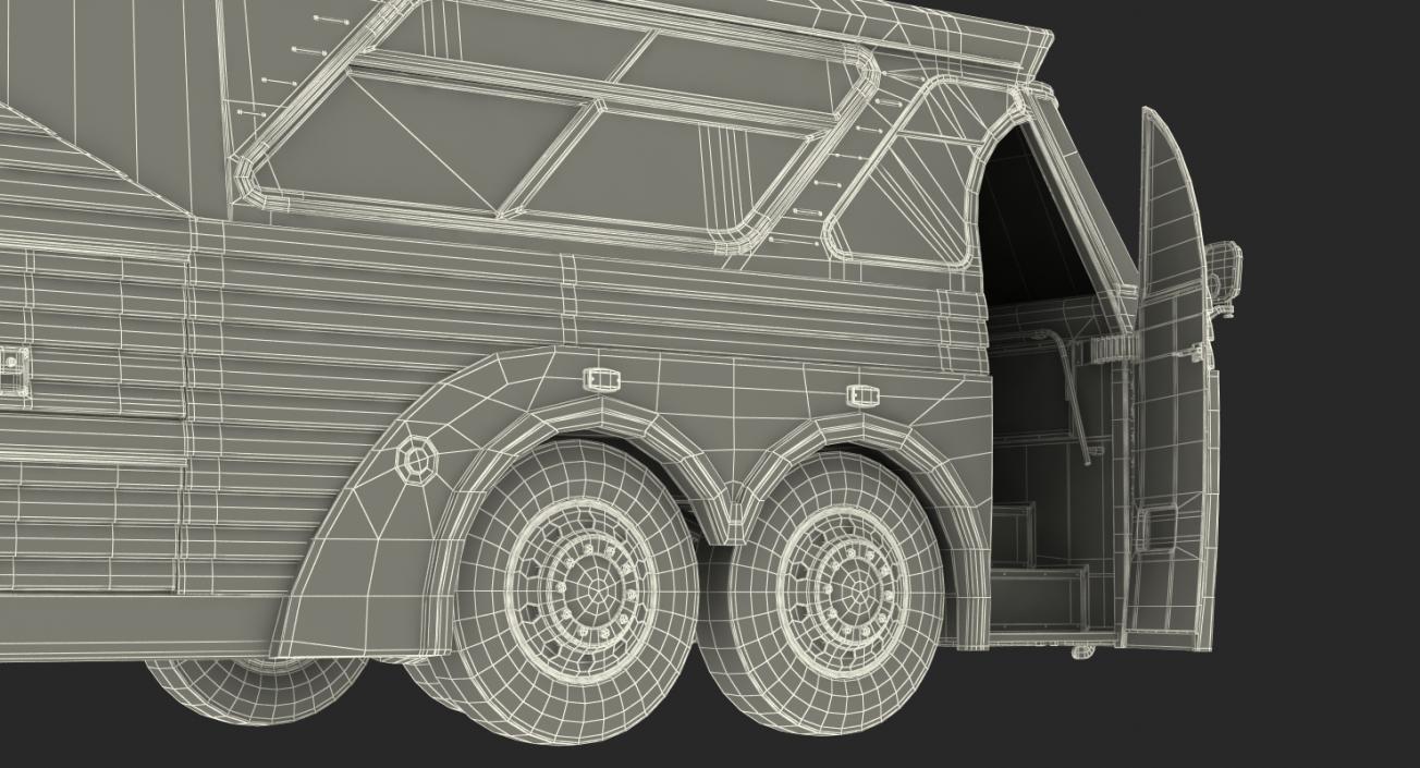 3D Sultana TM40 1973 Bus Rigged model