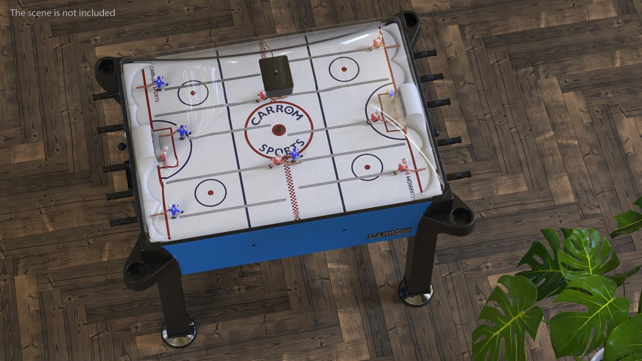 3D model Carrom Signature Stick Hockey Table