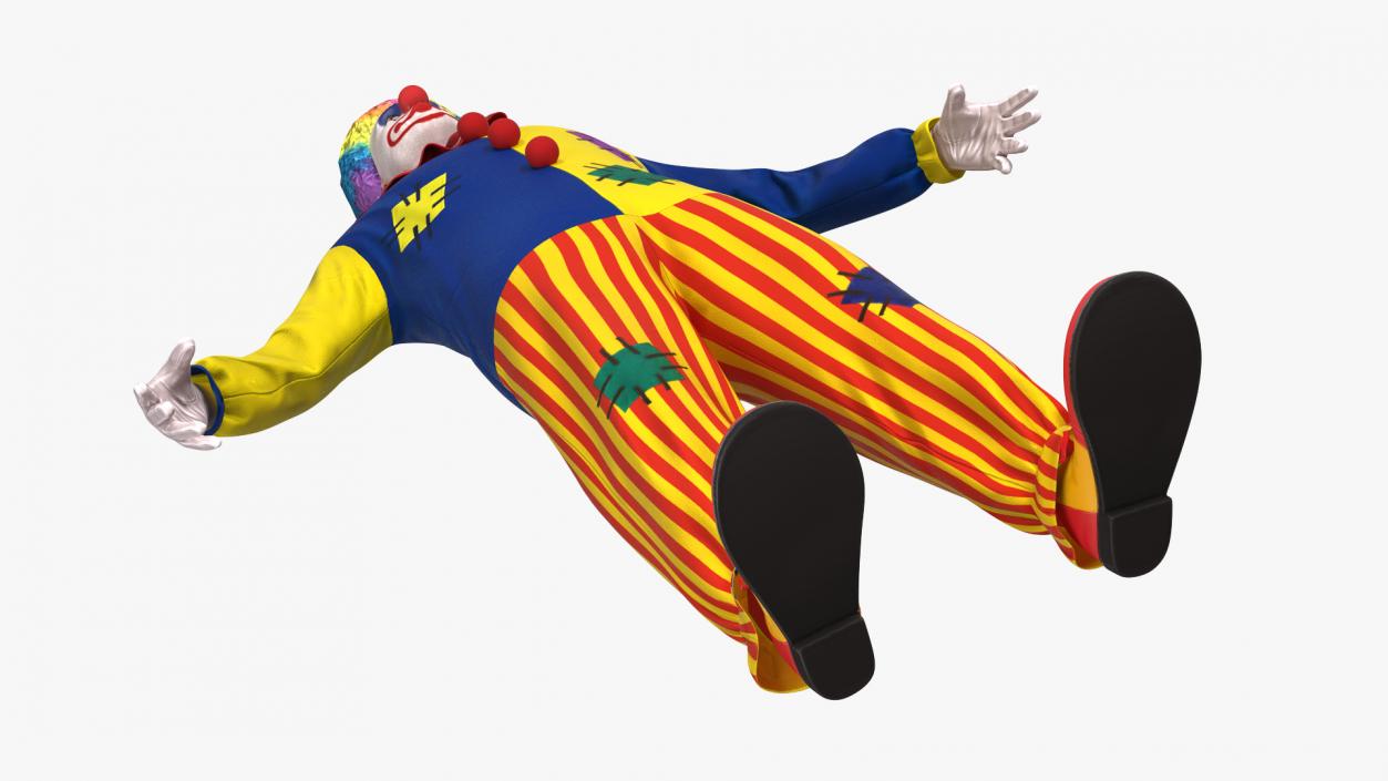 3D Adult Clown Suit